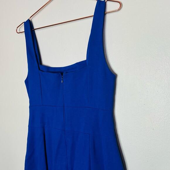 ELLIATT Women's Blue Olivia Cobalt Sheath Front Slit Midi Dress Size Large - Picture 9 of 14